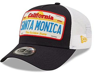 New Era Kappe der Marke Lizenz Plate Trucker Newera NVY