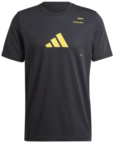 Adidas Herren AEROREADY Tennis Category Graphic Tee, Black, S
