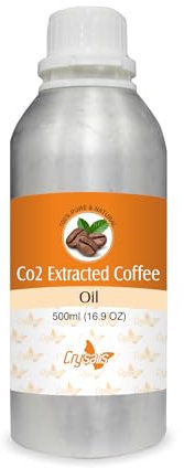 Crysalis Coffee (Coffea) Oil | Pure & Natural Essential Oil for Skincare, Hair Care and Massage - 500ml/16.9fl oz