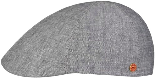 Mayser Paddy Schirmmütze Flatcap UV-Schutz Made in EU Herren Frühling Sommer grau 56 cm