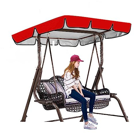 MEOYCHB Swing Canopy Replacement,Replacement Canopy for Swing Seat, Patio Hammock Swing Chair Top Cover for Garden Outdoor Patio,for Park Seat