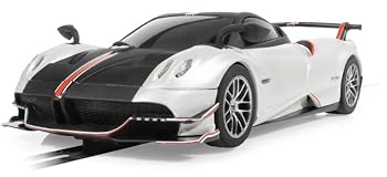 Scalextric Metallico Bianco Perla, C4399 Pagani Huayra BC Roadster, Slot Car-Street & Rally