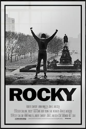 Close Up Rocky - Gerahmtes Poster (Hauptplakat) (Größe: 61cm x 91,5cm)