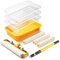Voomey Kit de rouleau de peinture de 45,7 cm, plateau de rouleau de peinture avec doublure, rouleau de peinture en microfibre de 30,5 cm et 45,7 cm, rallonge de peinture, convient pour les murs