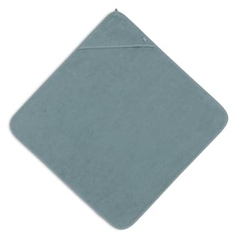 Jollein Kapuzenhandtuch Baby - Frottee, Sea Green - 100% Baumwolle - 100x100cm - Oeko-TEX-Zertifziert - Babyhandtuch mit Kapuze für Mädchen und Jungen
