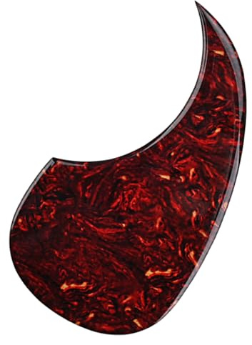 Gitarren Schlagbrett Pvc Gq457 Selbstklebendes | Schutzplatte für Akustik und E-gitarre, Glatte Oberfläche, Kratzfest und Stoßdämpfend
