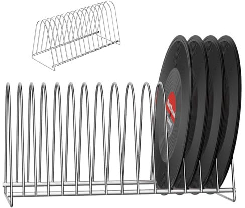 Generico Skivhylla, vinylhylla, vinylskiva, skivhållare, skivhållare, skivhållare i rostfritt stål, skivhållare, skivhållare i rostfritt stål, skivhållare, skivhållare