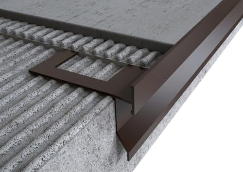 Profilo Gocciolatoio in Alluminio Top (Testa di moro RAL 8019)