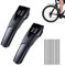 Raisand 2 Piezas Guardabarros MTB,Guardabarros de Bicicleta de Montaña,Juego de Guardabarros para Bicicleta de Montaña,Accesorios Bicicleta Montaña para Ciclismo de montaña y Carreras
