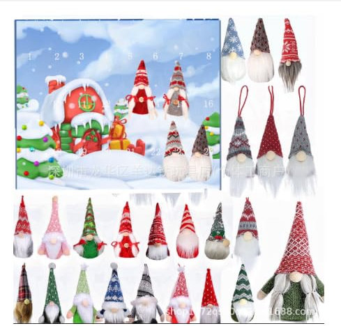 Wichtel Adventskalender 2024, Weihnachtswichtel Figuren Weihnachtskalender 2024, 31 Tage Adventskalender Weihnachten Wichtel Puppe Weihnachtsdeko Countdown Kalender Für Kinder Und Erwachsene (I)