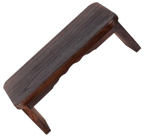 FONDOTIN Meditationshocker Faltbar Holz Stabil rutschfest Kniematte Tragbar Zen Hocker Für Gebet Und Meditation