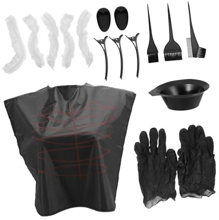 CALLARON Hair Dye Set Coloring Tools Dyeing Bowl for Diy Salon Use Hair Coloring Comb and Brush for Highlights