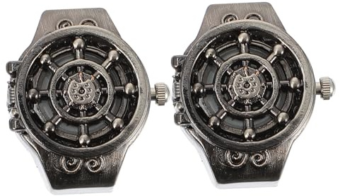 TOVINANNA Stilvolle Fingeruhr im Rudder Design Dekorative Praktische Uhr für Damen Herren für Täglichen Gebrauch Besondere Anlässe