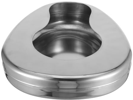 Bassin Acier pour Patients Alités Urinoir Portable Ergonomique pour Hommes Femmes Conception Résistante pour Institution