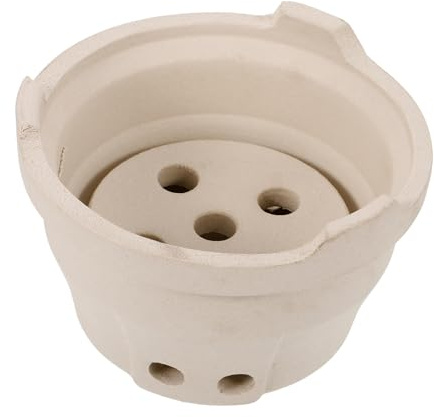 FUTUREORYY Stufa Barbecue in Terracotta Portatile Per Campeggio Braciere Carbonella Resistente Al Calore Piano Cottura Carbone Multifunzionale Per Barbecue e Hot Pot Per Uso Indoor e Outdoor