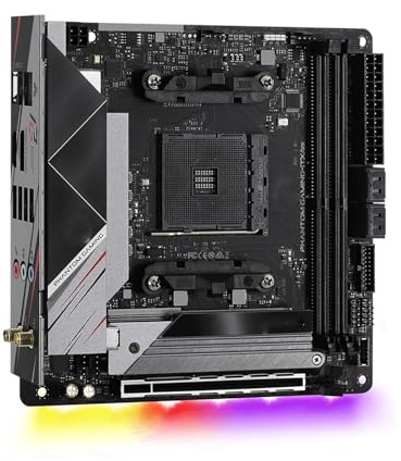 Processore Scheda madre Fit For ASEOCK B550 PHANTOM GAMING-ITX/AX B550 AM4 for CPU Ryzen 5/7/9 5600X 5800X 5950X DDR4 PCI-E X16 M.2 Mini-ITX