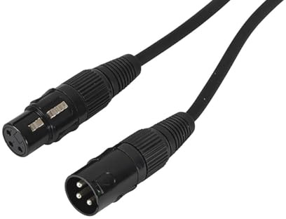 0.5m XLR Microphone Audio Patch Cable/Mic Cables Balanced OFC Audio