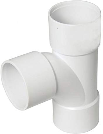 FLOPLAST Solvent White 40mm (43mm) Waste Swept Tee - Bag of 5