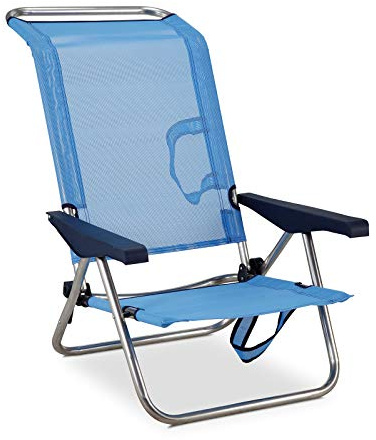 Solenny Klappstuhl 77x60x14 cm blau