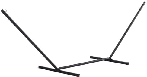 Outsunny 3,6 m - Support Universel pour hamac - Cadre en métal - pour Jardin, Camping, Pique-Nique, terrasse - Support Uniquement
