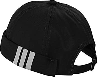 Croogo Herrenmütze ohne Krempe, Hafenmütze, Retro, Strapback, Docker-Kappe, legere Seemannsmütze, Unisex, Docker-Leon-Beanie-Mütze