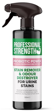 Professional Strength Probiotic Urine Stain Remover & Odour Destroyer 500 ml (Pack of 1) – Enzyme Cleaner – Pet And Child Safe