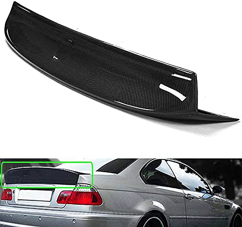 LYBH E46 Carbon Spoiler, CSL Style Auto Heckspoiler Flügellippe Für BMW E46 2DR 2001 2002 2003-2006 Heckspoilerlippe Heckspoiler Flügel
