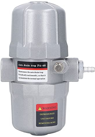 Automatische Ablassfalle, G1/2 Zoll Einlass 8 Mm Auslass Pneumatischer Schraubenluftkompressor Inline-Wasserfeuchtigkeitsfilter Abscheider Abscheider Automatisches Ablassventil