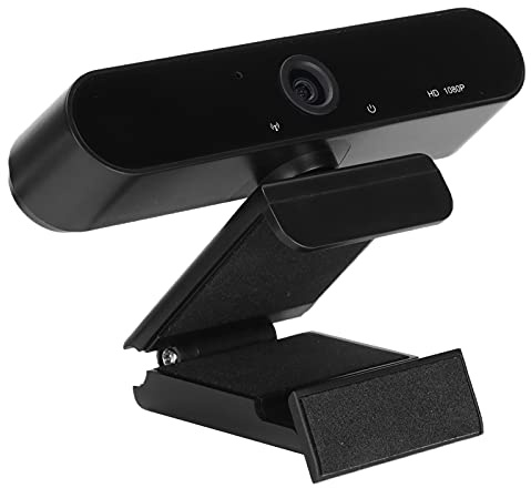 Webbkamera, Full HD 1080P 30FPS Webbkamera, USB2.0 Datorkamera, Webbkamera med Mikrofon, Videokonferenswebbkamera för Bärbara Datorer och Stationära Datorer