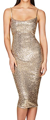 Festliche Kleider Für Damen Abendkleid päisches Und Amerikanisches Temperament-Pailletten-Träger-Kleid Der Frühlings-Frauen Weiblich Kleid Elegant Damen Glitzer