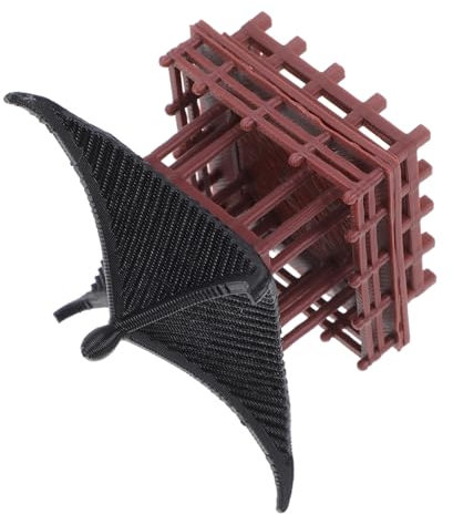 UKCOCO Padiglione Cinese Vintage in Plastica Per Bonsai e Decorazione Da Giardino, Statuina Miniatura Tradizionale Retrò, Ornamento Da Tavolo Per Interni Ed Esterni Dettagli Artistici