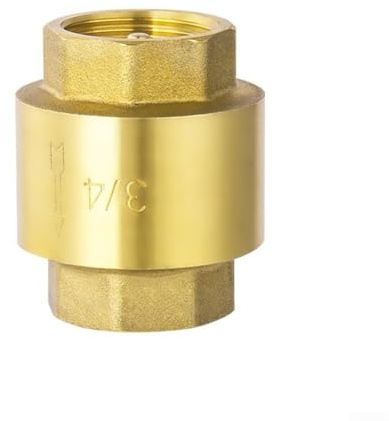 30,5 cm Messing-Rückschlagventil mit hydraulischem Betrieb für sichere Rückflussverhinderung und breite Rohrleitungsgrößenkompatibilität DN15 bis DN50 (3/4)