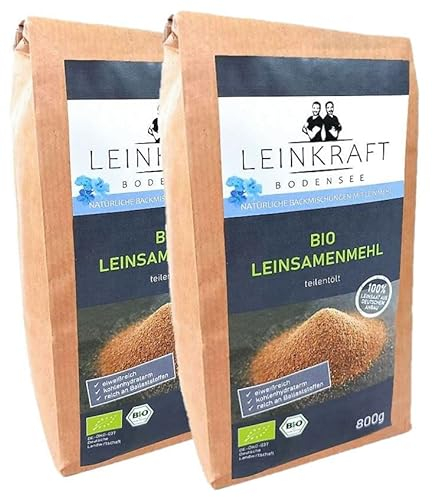 1,7 kg BIOLAND Leinsamenmehl | aus 100% deutscher, brauner Leinsaat | Leinmehl frisch gemahlen. Vegan. Low Carb & Keto geeignet. Protein- & Ballaststoffreich. Regional.