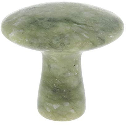 Mushroom Shaped Natural Jade Stone Hot Warmer Heater Rock Massage Stone for Home SPA Deep Tissue Muscle Relief