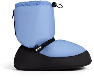 Bloch Dance Girls Bootie Warm up Bootie/Slipper, Light Blue, Extra Large