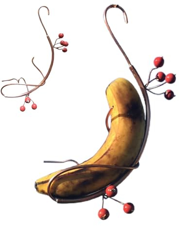 Vogelfutterstation für den Außenbereich, Kupfer zum Aufhängen, Kolibri-Futterstation, hängende Schmetterling-Bananenhängematte, Kolibris, Ornament, Outdoor-Dekoration, multifunktionale dekorative