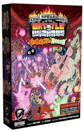 Cryptozoic | Epic Spell Wars of The Battle Wizards: Anarchy at The Arena | Card Game | Stand Alone | 2-6 Players | Ages 17+ | English
