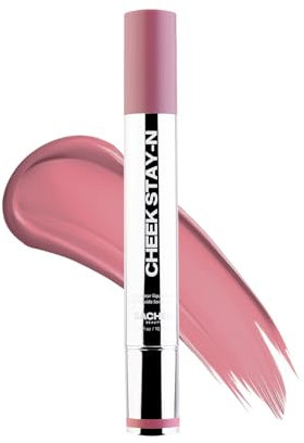 Sacheu Cheek STAY-N Liquid Blush for Cheeks — High Pigment, Buildable, Lightweight Cream Blush for Dewy & Radiant Flushed Cheeks — Long-lasting & Cruelty Free, I'm Guilty