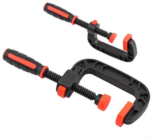 Práctica y funcional abrazadera de plástico tipo G perfecta para cualquier configuración de carpintería (3 pulgadas)