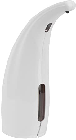 GLEAVI Dispenser Bianco Touchless Sensore Infrarossi Dosatore per Cucina e Bagno Funzionamento Batteria Facile da Installare