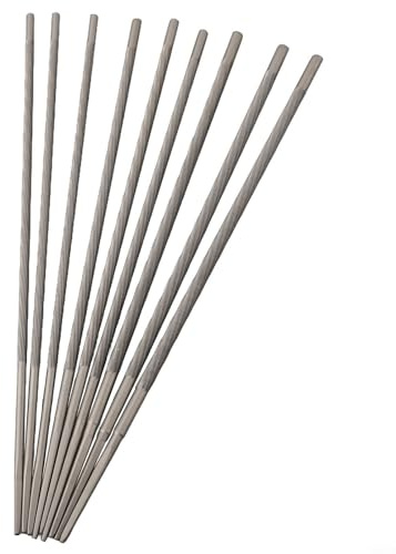 Lot de 9 limes rondes pour tronçonneuse 3/8, .325, .404 – Outils d'affûtage 4 mm, 4,8 mm, 5,5 mm pour l'entretien manuel de la tronçonneuse, sans P