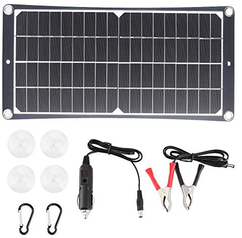 Pannello Solare Portatile 20W, Monocristallino, IP65 Impermeabile, USB 5V - Alta Efficienza 20%, Perfetto per Viaggi, Escursionismo e Campeggio