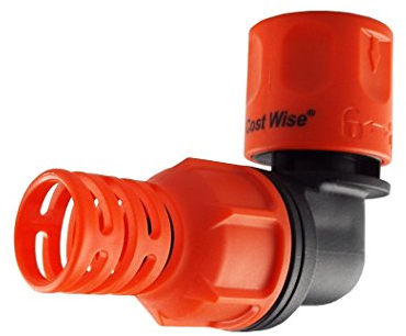 Angled Hose Connector,Ideal for use with Hose carts/Pressure washers to Prevent kinking,Twist and Lock Feature to Prevent Accidental Disconnection