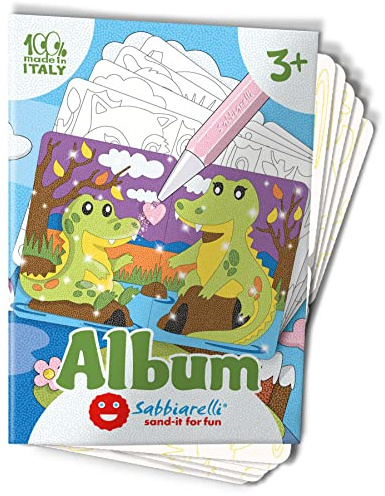 Sabbiarelli – Album Cuccioli del Mondo | Fogli Adesivi per Sand Art