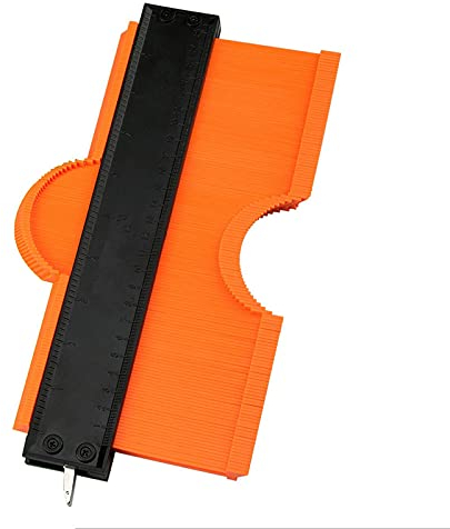 Lock Breiter Konturenlehre Profil Duplikator Werkzeug Legierung Kantenformung Holz Maßlineal Laminat Fliesen Meetup Gauge 3 Größen (25,4 cm)