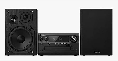Panasonic SC-PMX802E-K 120W Premium Hi-Fi Network System with Bluetooth and DAB + One Size Black