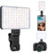 Ma King Lampe selfie LED clip 3 modes couleur Capteur lumière int Batterie rechargeable 2000 mAh Pour vidéoconférence/TikTok flux en direct