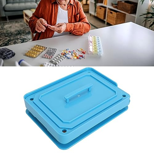 Capsules Filler Machine, 200 Holes Capsule Filling Plate Manual Medicine Powder Filling Tray High Efficiency Filler Machine Capsule Powder Plate for Size 0 Capsules Holding Tray Capsule Filler