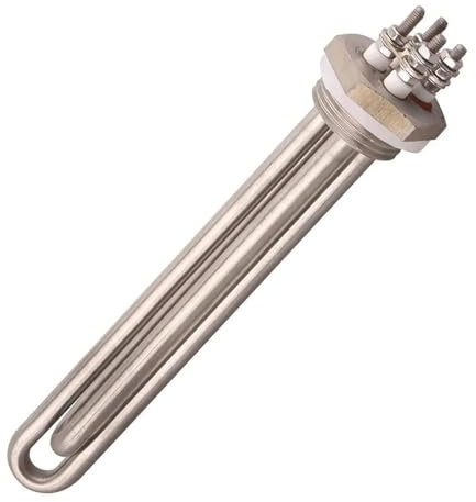 MTMXALBBR Élément chauffant à Immersion 12v cc, chauffe-eau électrique tubulaire, 1 pouce, résistance for chauffe-eau solaire, SUS304, 600W leisurely