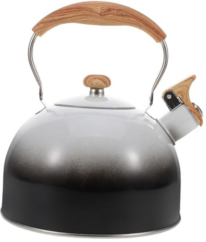 VALICLUD Bouilloire Sifflante Acier Pour Cuisinière Bouilloire à Eau Chaude Pour Thé Et Café Design Moderne Et Multifonctionnel